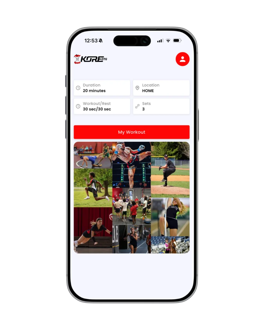 KORE OTG App Interface
